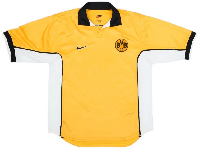 Nike 1998-00 Borussia Dortmund Player Issue Home Shirt - 9/10 - (M)