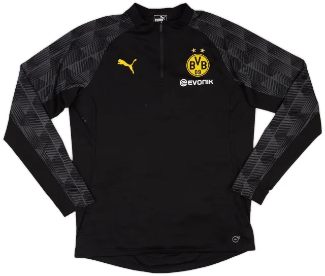 2017-18 Borussia Dortmund Puma 1/4 Zip Training Top - 6/10 - (L)