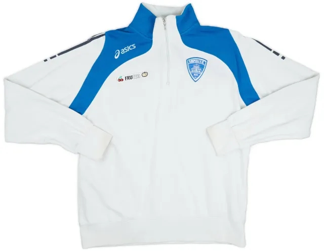 2006-07 Empoli Asics 1/4 Zip Drill Top - 8/10 - (M)