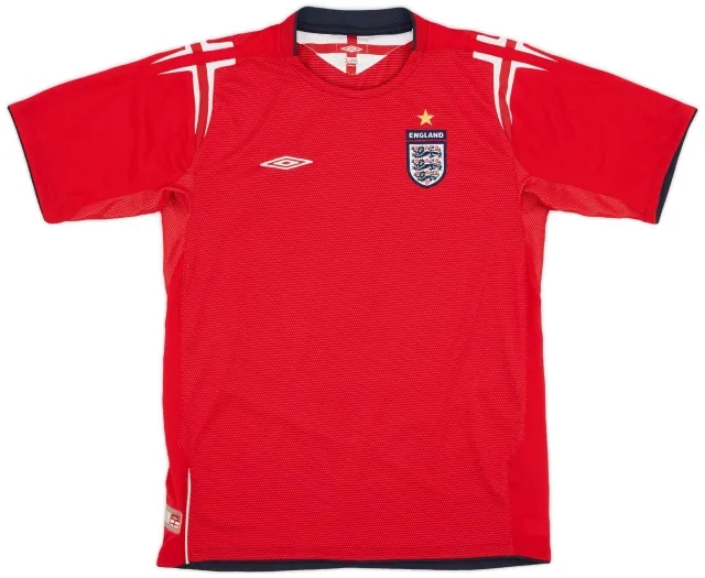 Umbro 2004-06 England Away Shirt - 9/10 - (XL.Boys)