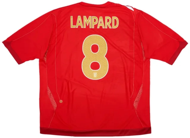 Umbro 2006-08 England Away Shirt Lampard #8 - 7/10 - (XXL)