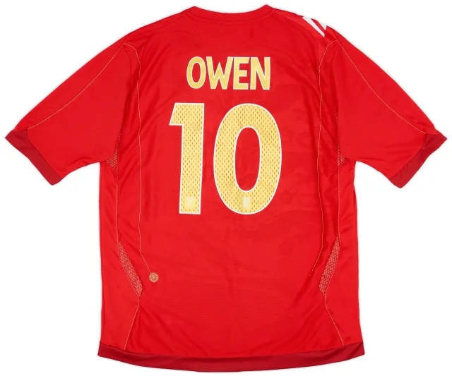 Umbro 2006-08 England Away Shirt Owen #10 - 8/10 - (L)