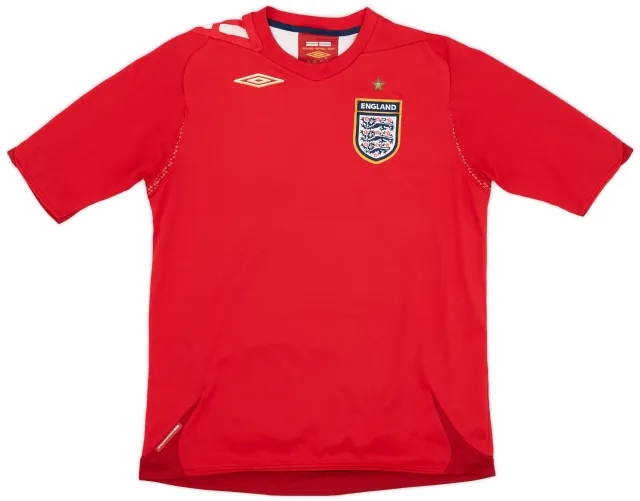 Umbro 2006-08 England Away Shirt - 8/10 - (L.Boys)