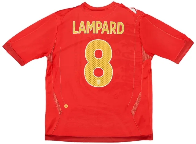 Umbro 2006-08 England Away Shirt Lampard #8 - 6/10 - (L)