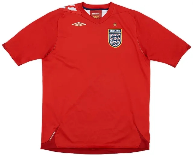 Umbro 2006-08 England Away Shirt - 5/10 - (XL.Boys)