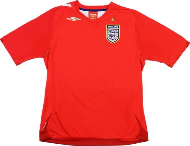 Umbro 2006-08 England Away Shirt - 6/10 - (XL.Boys)