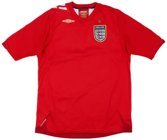 Umbro 2006-08 England Away Shirt - 9/10 - (XL.Boys)