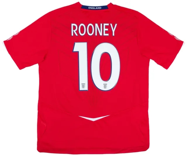 Umbro 2008-10 England Away Shirt Rooney #10 (XL)