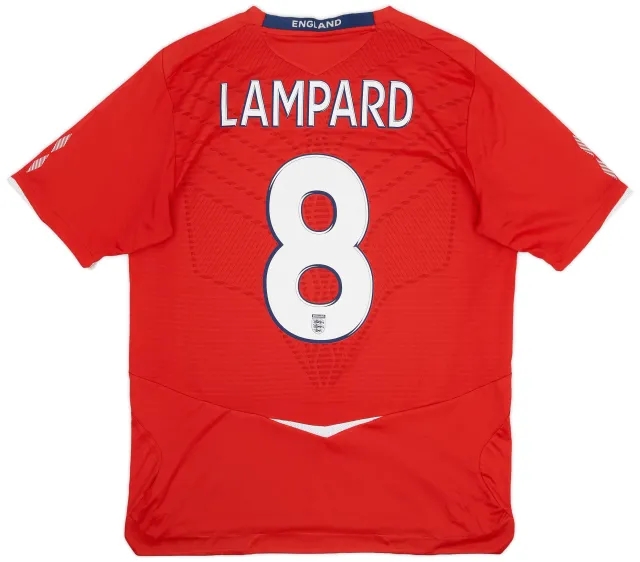 Umbro 2008-10 England Away Shirt Lampard #8 - 6/10 - (L)