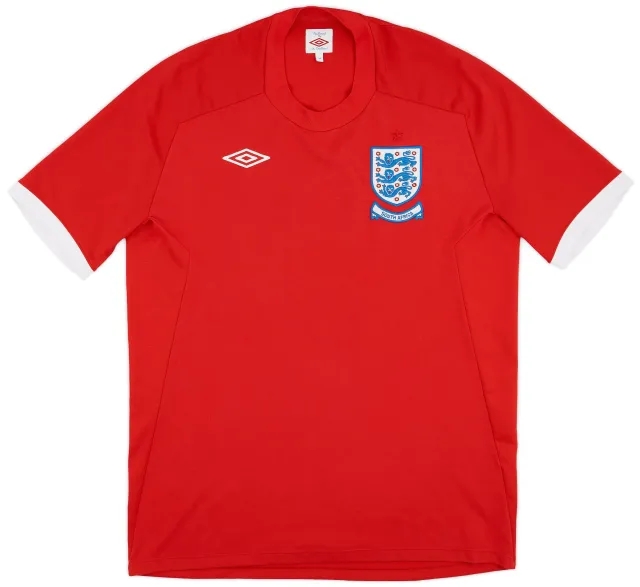 Umbro 2010-11 England 'South Africa' Away Shirt - 8/10 - (L)
