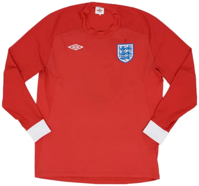 Umbro 2010-11 England Away L/S Shirt - 9/10 - (L)