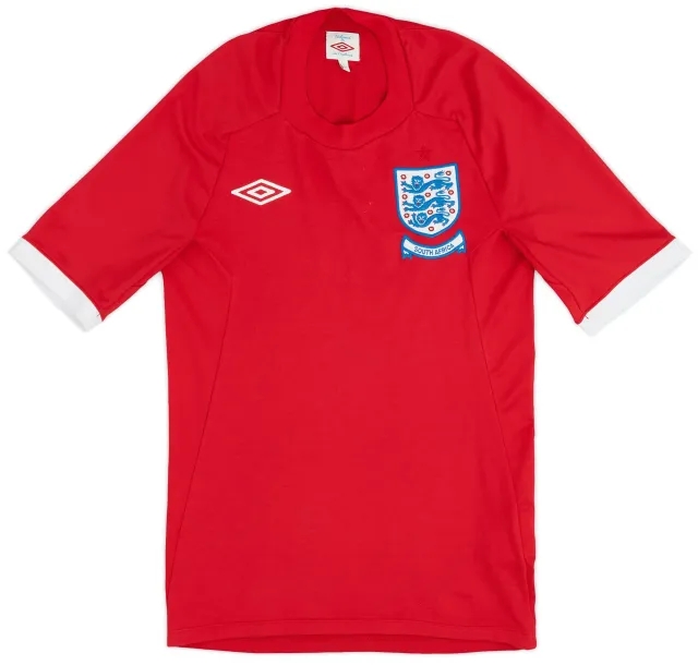 Umbro 2010-11 England 'South Africa' Away Shirt - 8/10 - (XS)