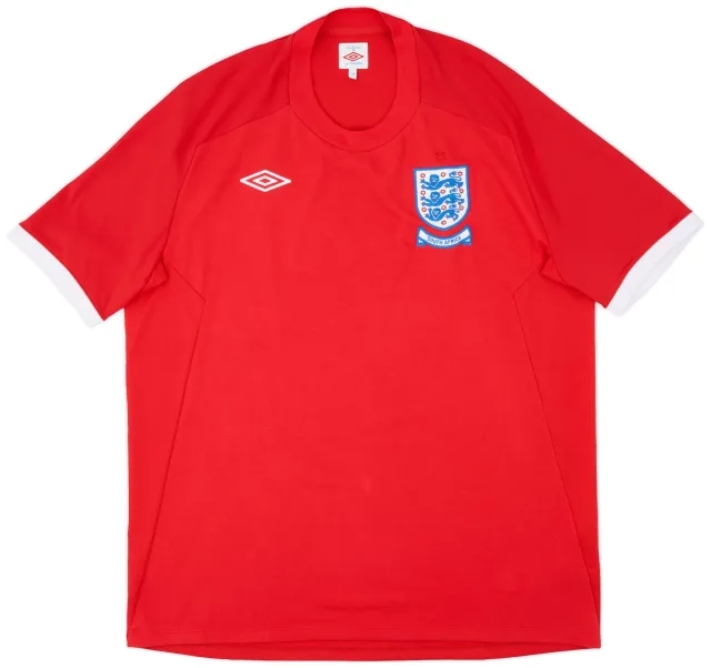 Umbro 2010-11 England 'South Africa' Away Shirt - 9/10 - (XXL)