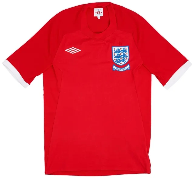 Umbro 2010-11 England 'South Africa' Away Shirt - 9/10 - (S)