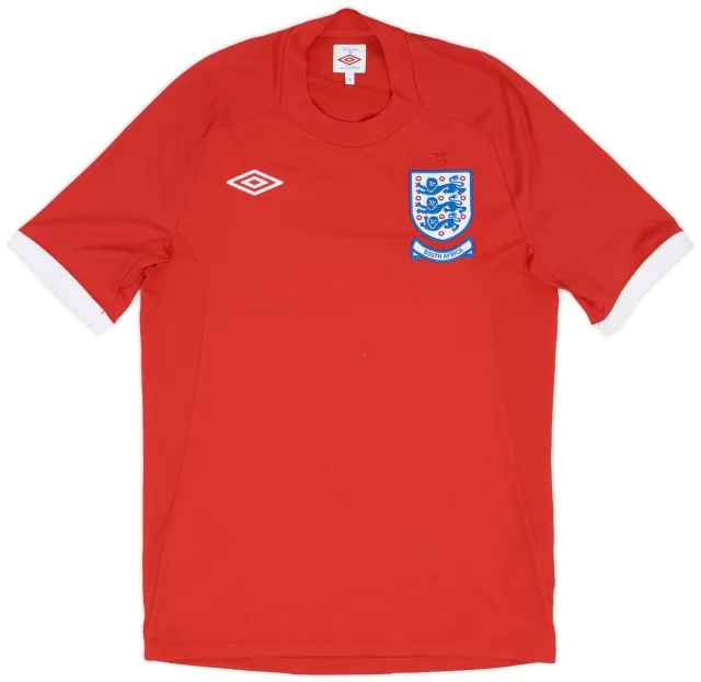 Umbro 2010-11 England 'South Africa' Away Shirt - 9/10 - (M)