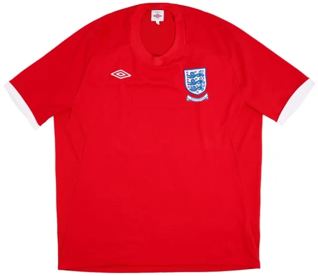Umbro 2010-11 England 'South Africa' Away Shirt - 9/10 - (XXL)