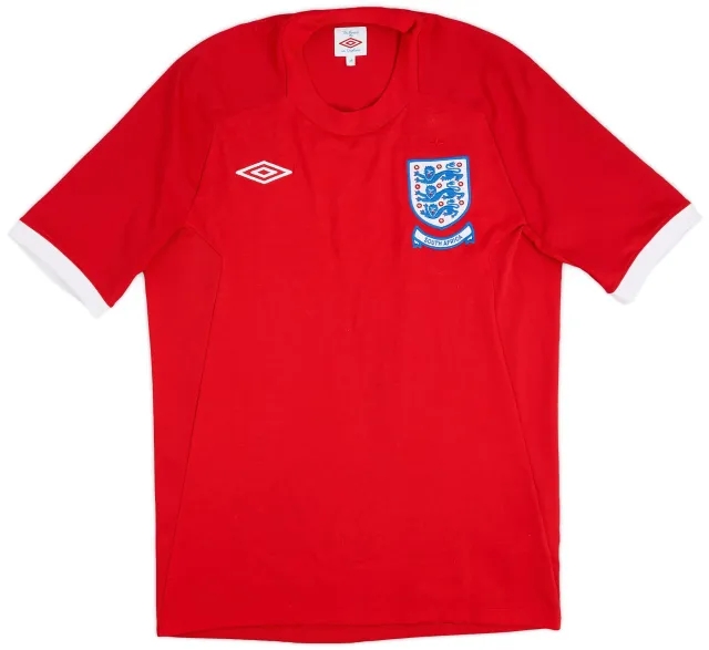 Umbro 2010-11 England 'South Africa' Away Shirt - 9/10 - (S/M)