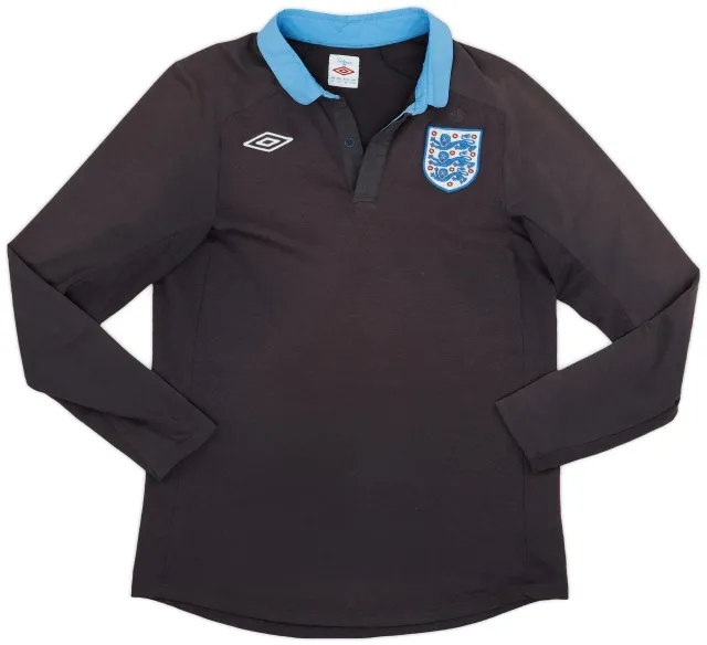 Umbro 2011-12 England Away L/S Shirt - 5/10 - (M)