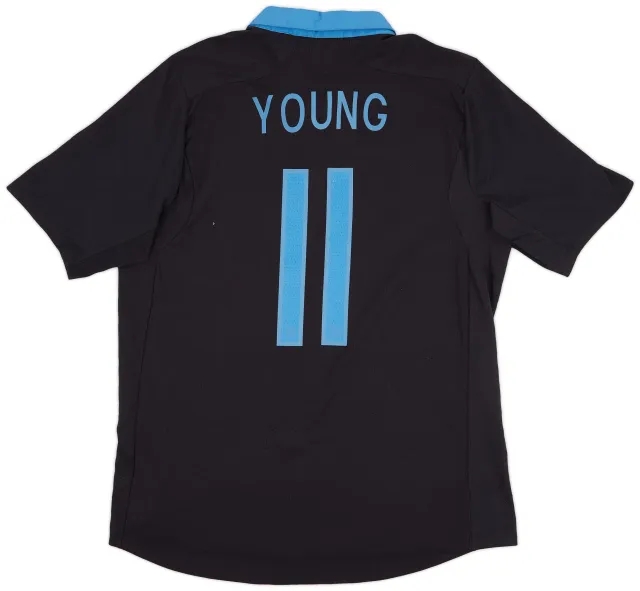 Umbro 2011-12 England Away Shirt Young #11 - 7/10 - (L)