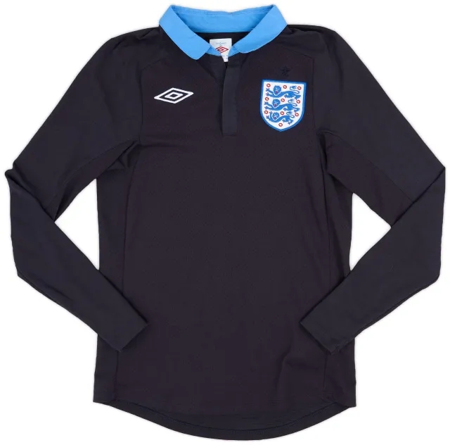 Umbro 2011-12 England Away L/S Shirt - 9/10 - (XS)