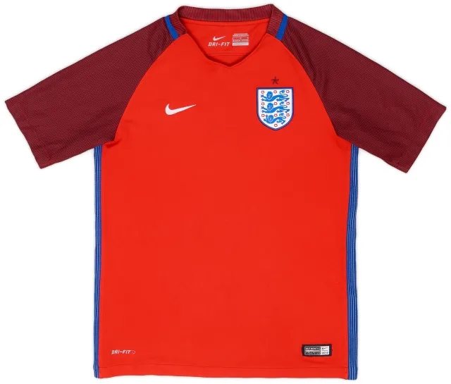 Nike 2016-17 England Away Shirt - 9/10 - (L.Boys)