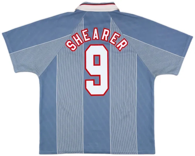 Umbro 1996-97 England Away Shirt Shearer #9 - 8/10 - (XL)