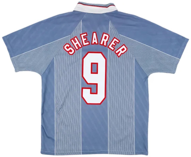 Umbro 1996-97 England Away Shirt Shearer #9 - 8/10 - (L)