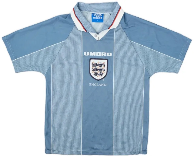 Umbro 1996-97 England Away Shirt - 8/10 - (Y)
