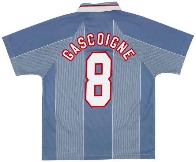 Umbro 1996-97 England Away Shirt Gascoigne #8 - 8/10 - (L)