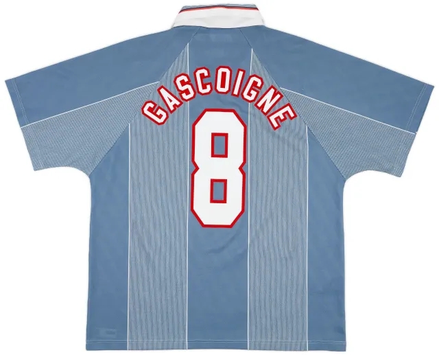 Umbro 1996-97 England Away Shirt Gascoigne #8 - 9/10 - (XL)