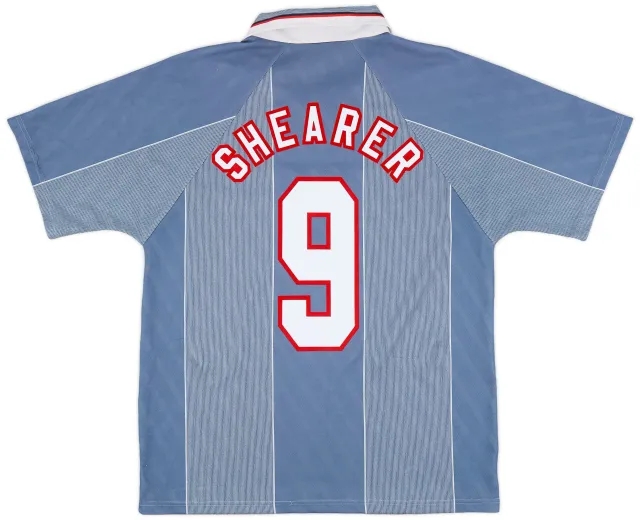 Umbro 1996-97 England Away Shirt Shearer #9 - 8/10 - (L)