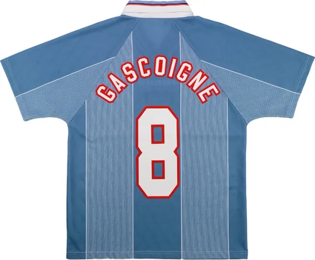 Umbro 1996-97 England Away Shirt Gascoigne #8 - 6/10 - XL
