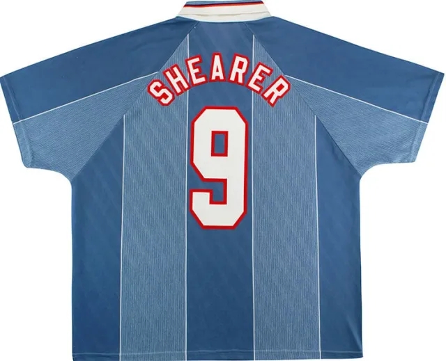 Umbro 1996-97 England Away Shirt Shearer #9 - 8/10 - (XL)