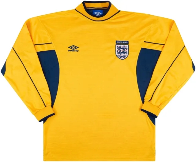 Umbro 1999-01 England GK Shirt - 8/10 - (L.Boys)