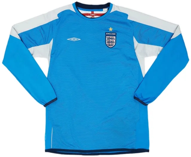 Umbro 2004-06 England GK Shirt - 6/10 - (XL.Boys)