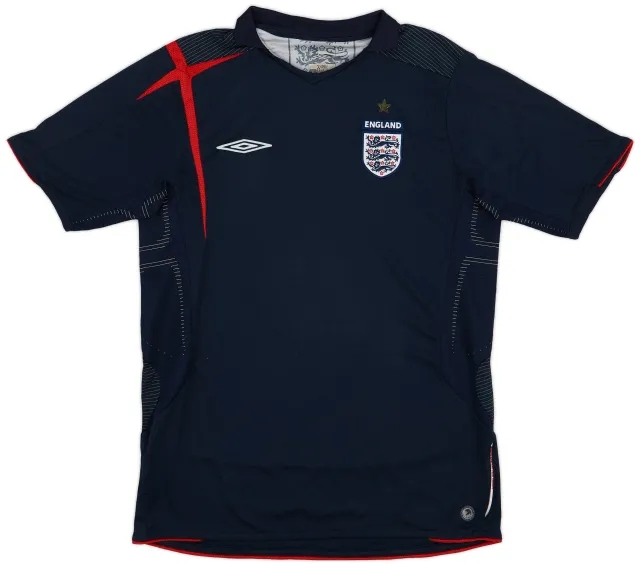 Umbro 2005-06 England GK S/S Shirt - 7/10 - (M)