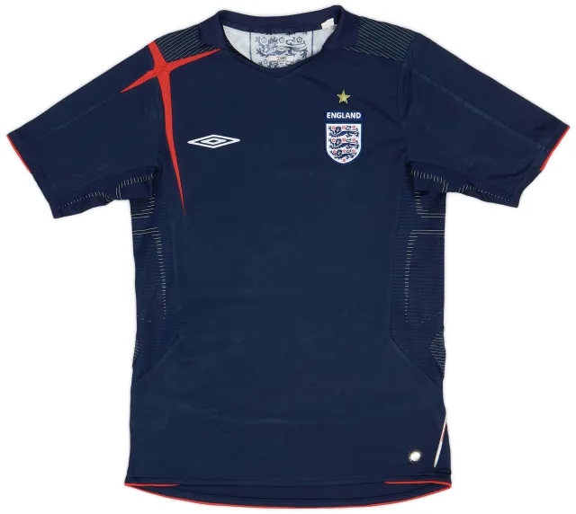Umbro 2005-06 England GK S/S Shirt - 6/10 - (S)