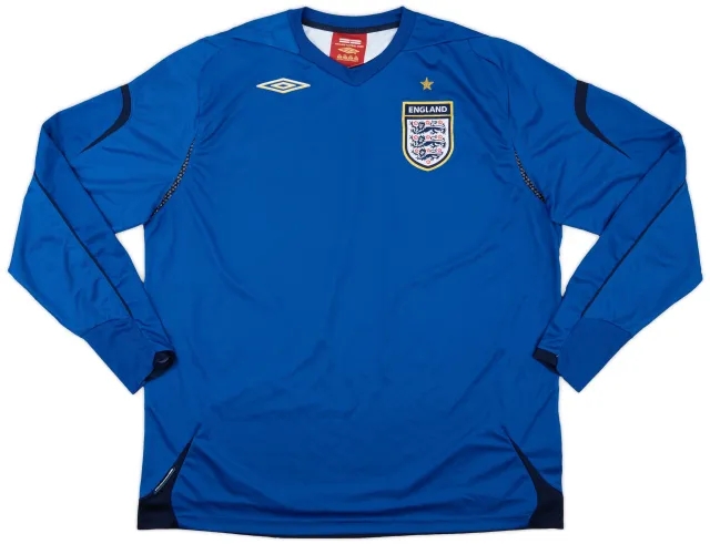 Umbro 2006-08 England GK Shirt - 9/10 - (XXL)