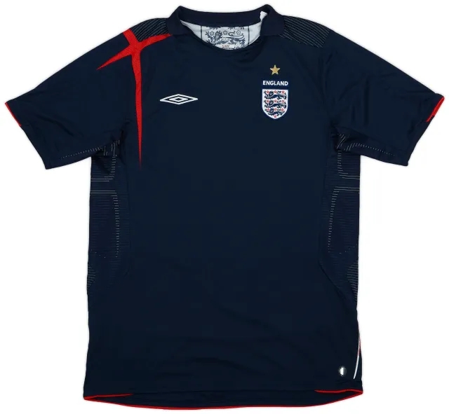 Umbro 2006-08 England GK S/S Shirt - 9/10 - (L)