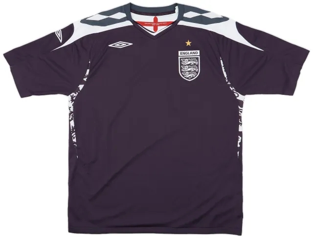 Umbro 2007-09 England GK S/S Shirt - 8/10 - (XL)