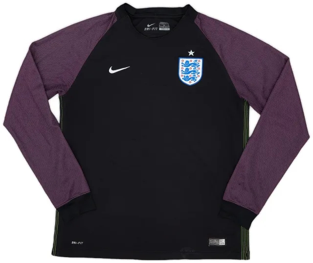 Nike 2016-18 England GK Shirt - 6/10 - (XL.Boys)