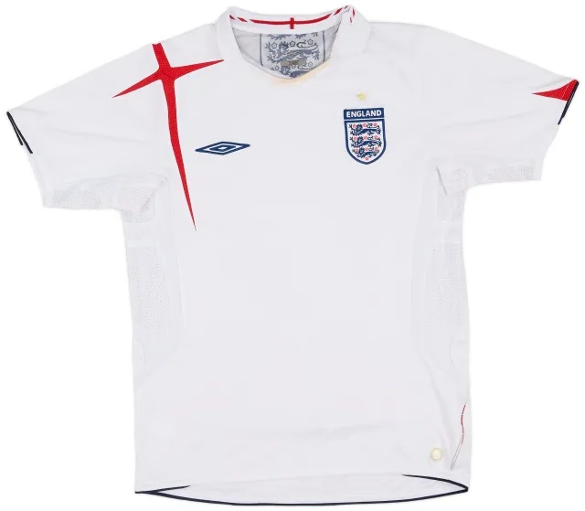 Umbro 2005-07 England Home Shirt - 3/10 - (M)