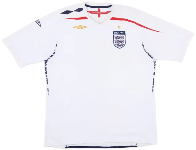 Umbro 2007-09 England Home Shirt - 6/10 - (XXL)
