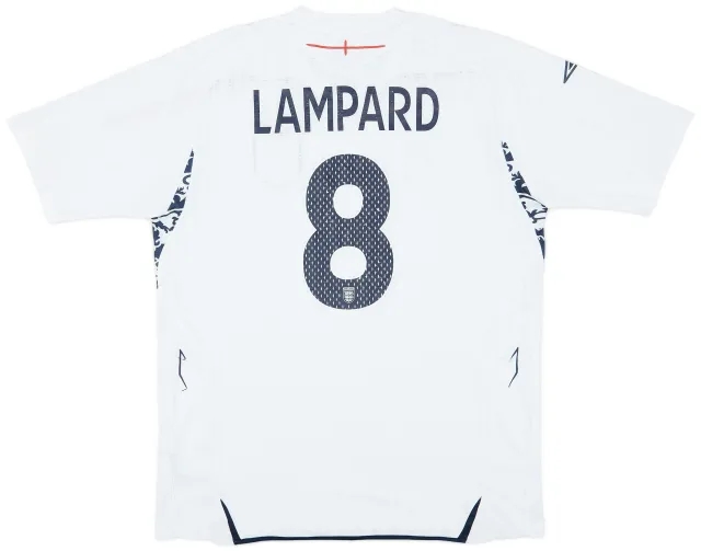 Umbro 2007-09 England Home Shirt Lampard #8 - 6/10 - (L)