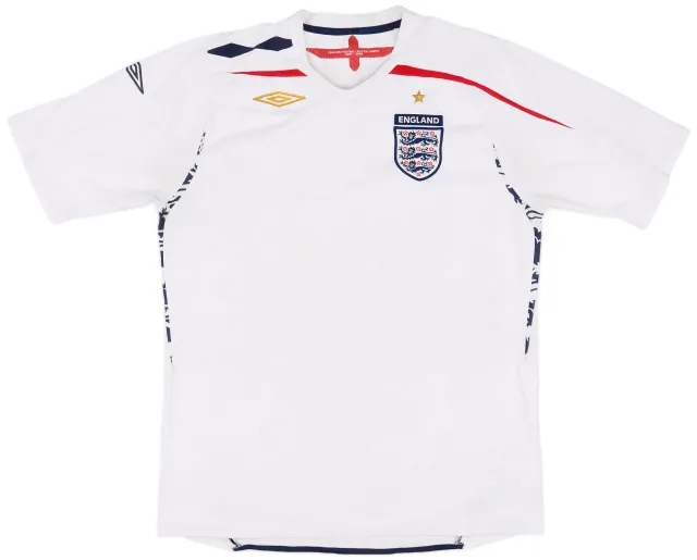 Umbro 2007-09 England Home Shirt - 6/10 - (L)