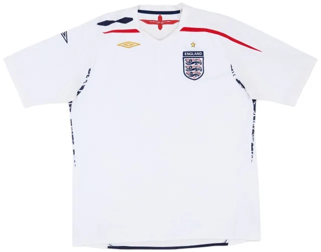 Umbro 2007-09 England Home Shirt - 7/10 - (XXL)