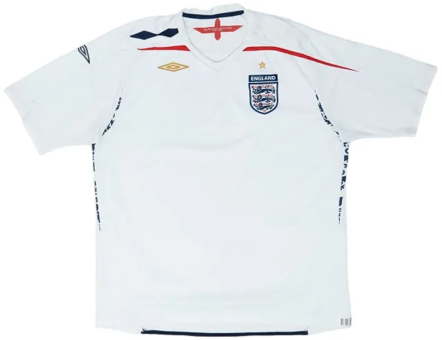 Umbro 2007-09 England Home Shirt - 6/10 - (XXL)