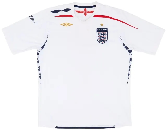 Umbro 2007-09 England Home Shirt - 6/10 - (XL)