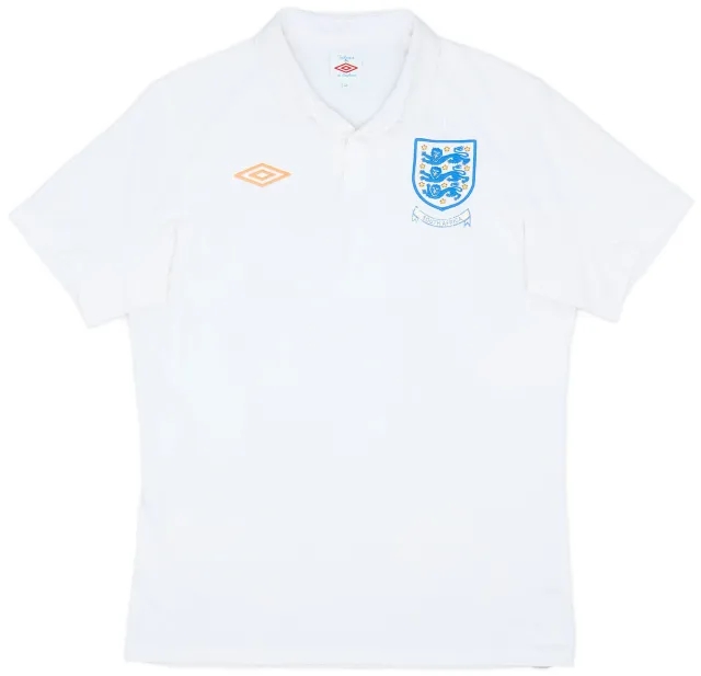 Umbro 2009-10 England 'South Africa' Home Shirt - 5/10 - (M)