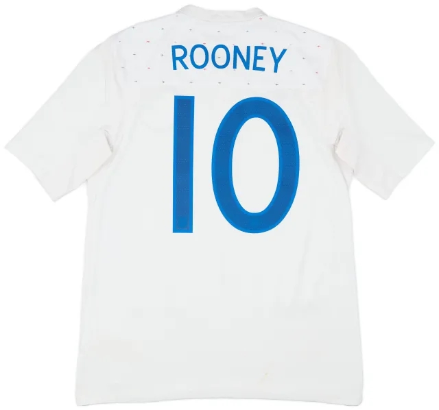 Umbro 2010-11 England Home Shirt Rooney #10 - 7/10 - (M)